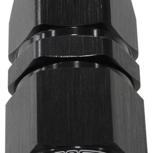 AF201-06DBLK 200 / 570 Series PTFE Straight Hose End -6AN Black