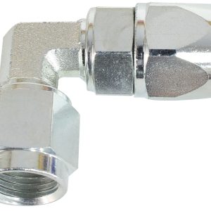 Zinc Coated Steel 90° Hose End -4AN to -4AN
