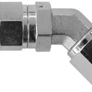 -3AN 45 deg Hose end Steel