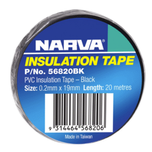 56820BK PVC INSULATION TAPE BLK 19mm x 20M Each