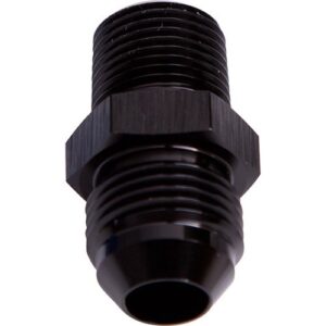 AF816-06-06BLK NPT to Straight Male Flare Adapter 3/8" to -6AN